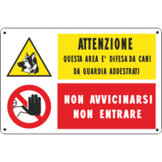 cartello cani da difesa cani da difesa cani da difesa 4